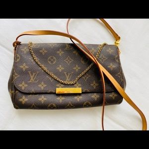 Authentic Brown LV Damier crossbody